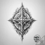 Tattoo sketch a strong, unyielding wall made… – tattoo sketch (№1754403416_0, 05.08.2025 14:16) — tattoovalue.net