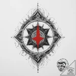 The signs from the witcher (aard, igni), arti… – tattoo sketch (№1754404649_0, 05.08.2025 14:37) — tattoovalue.net