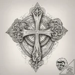 Tattoo design an abstract form of protection,… – tattoo sketch (№1754406919_0, 05.08.2025 15:15) — tattoovalue.net