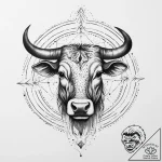 Tattoo sketch a geometric circle with the zod… – tattoo sketch (№1754409801_0, 05.08.2025 16:03) — tattoovalue.net