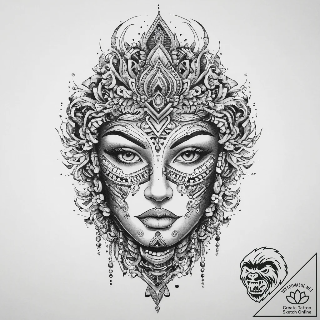 Tattoo design a classic 8-bit character's fac... - tattoo sketch (№1754413916_0, 05.08.2025 17:11) — tattoovalue.net