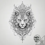 Tattoo sketch an abstract representation of r… – tattoo sketch (№1754414943_0, 05.08.2025 17:29) — tattoovalue.net