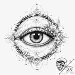 Tattoo sketch a zodiac animal’s eye, with the… – tattoo sketch (№1754417606_0, 05.08.2025 18:13) — tattoovalue.net