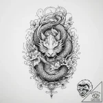 Tattoo design a stylized ‘tree of life’ from… – tattoo sketch (№1754430175_0, 05.08.2025 21:42) — tattoovalue.net