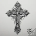 A keyhole shape, tattoo flash sheet design, r… – tattoo sketch (№1754446378_0, 06.08.2025 02:12) — tattoovalue.net
