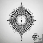 Tattoo design a stylized portal to another di… – tattoo sketch (№1754448441_0, 06.08.2025 02:47) — tattoovalue.net