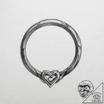 Ring, tattoo sketch design, black and grey ta… – tattoo sketch (№1754449674_0, 06.08.2025 03:07) — tattoovalue.net