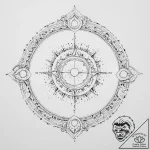 Tattoo sketch a zodiac constellation intertwi… – tattoo sketch (№1754450081_0, 06.08.2025 03:14) — tattoovalue.net