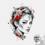 Tattoo design a quote about embracing flaws o… – tattoo sketch (№1754451904_0, 06.08.2025 03:45) — tattoovalue.net