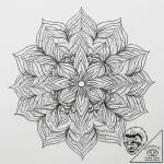 Six-pointed star, ink illustration for tattoo… – tattoo sketch (№1754452308_0, 06.08.2025 03:51) — tattoovalue.net