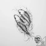 Koi – tattoo sketch (№1754453109_0, 06.08.2025 04:05) — tattoovalue.net
