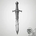 Tattoo sketch a rogue’s dagger with a subtle… – tattoo sketch (№1754454519_0, 06.08.2025 04:28) — tattoovalue.net