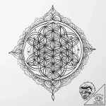 Flower of life, ink illustration for tattoo,… – tattoo sketch (№1754458734_0, 06.08.2025 05:38) — tattoovalue.net