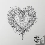 Tattoo sketch a minimalist, unbroken linework… – tattoo sketch (№1754459932_0, 06.08.2025 05:58) — tattoovalue.net