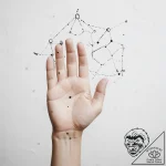 Tattoo design a tiny constellation on the top… – tattoo sketch (№1754460934_0, 06.08.2025 06:15) — tattoovalue.net