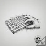 Tattoo sketch a gamer’s hand reaching for a g… – tattoo sketch (№1754466406_0, 06.08.2025 07:46) — tattoovalue.net