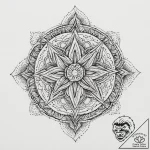 Abstraction, tattoo flash sheet design, vibra… – tattoo sketch (№1754466607_0, 06.08.2025 07:50) — tattoovalue.net