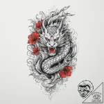 Tattoo design a rough, unpolished stone with… – tattoo sketch (№1754468416_0, 06.08.2025 08:20) — tattoovalue.net
