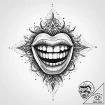 Tattoo design a stylized mimic chest with a h… – tattoo sketch (№1754470629_0, 06.08.2025 08:57) — tattoovalue.net