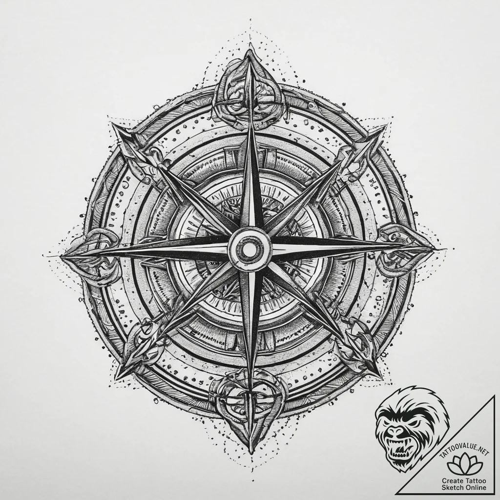 Tattoo design a subtle "force field" protecti... - tattoo sketch (№1754472651_0, 06.08.2025 09:30) — tattoovalue.net