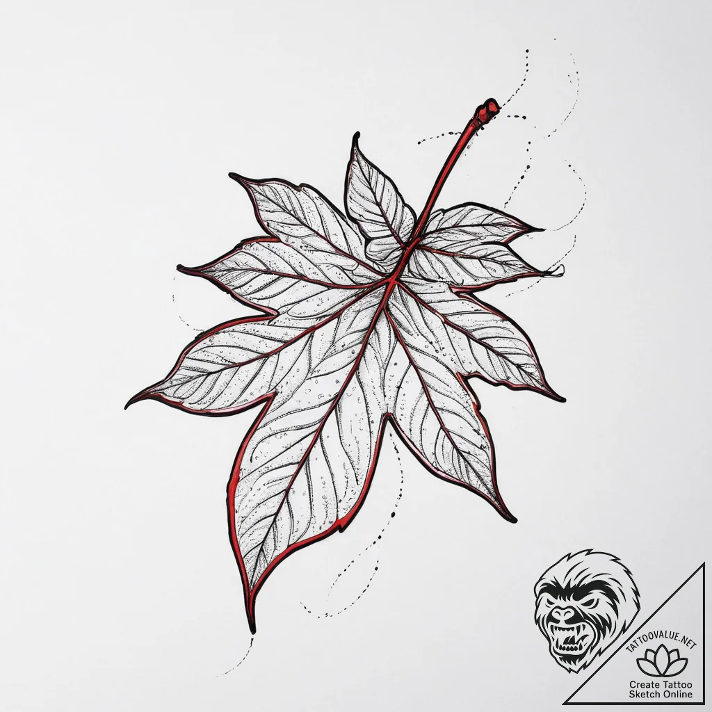 The intricate, vein-like patterns of a dried... - tattoo sketch (№1754473854_0, 06.08.2025 09:50) — tattoovalue.net
