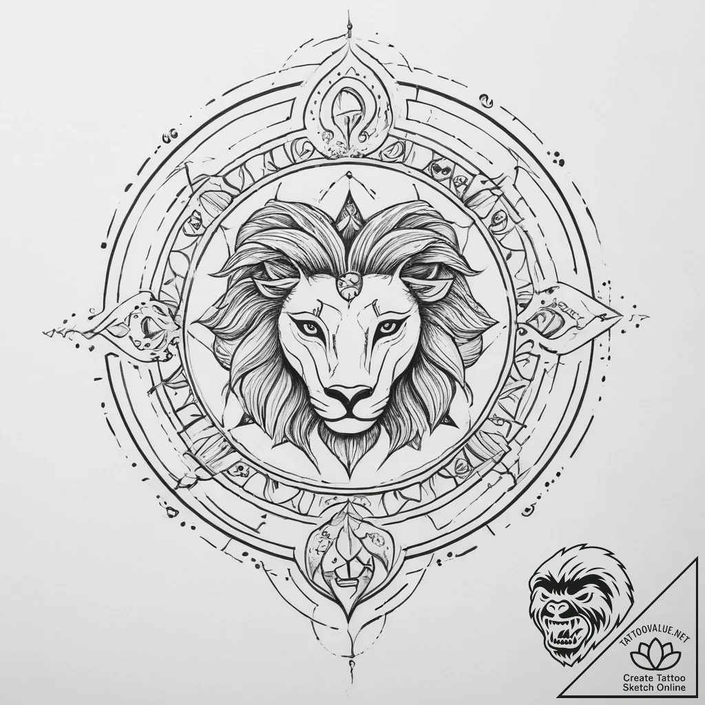 Tattoo design an abstract representation of t... - tattoo sketch (№1754475059_0, 06.08.2025 10:10) — tattoovalue.net