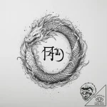 Tattoo design a subtle ‘forever’ symbol in a… – tattoo sketch (№1754477670_0, 06.08.2025 10:54) — tattoovalue.net