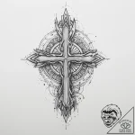 Tattoo design an abstract representation of d… – tattoo sketch (№1754478075_0, 06.08.2025 11:01) — tattoovalue.net