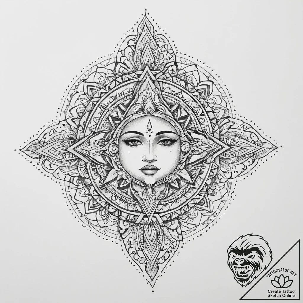 Tattoo design a classic 8-bit character's fac... - tattoo sketch (№1754480491_0, 06.08.2025 11:41) — tattoovalue.net