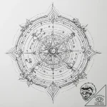 Tattoo sketch the zodiac glyph and its ruling… – tattoo sketch (№1754483357_0, 06.08.2025 12:29) — tattoovalue.net