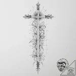 Tattoo design a child’s growth chart on a wal… – tattoo sketch (№1754483565_0, 06.08.2025 12:32) — tattoovalue.net