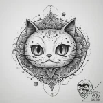 Tattoo design a glowing chat bubble with a me… – tattoo sketch (№1754490516_0, 06.08.2025 14:28) — tattoovalue.net