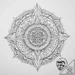 Tattoo design a zodiac symbol as if drawn in… – tattoo sketch (№1754491333_0, 06.08.2025 14:42) — tattoovalue.net