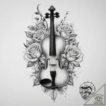 Tattoo sketch a classical musical instrument… – tattoo sketch (№1754497697_0, 06.08.2025 16:28) — tattoovalue.net