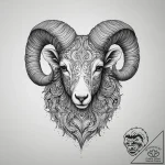 Tattoo sketch an aries ram’s head in intricat… – tattoo sketch (№1754502416_0, 06.08.2025 17:46) — tattoovalue.net