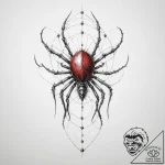 Bacteriophage, tattoo drawing outline, detail… – tattoo sketch (№1754507314_0, 06.08.2025 19:08) — tattoovalue.net