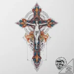 Tattoo design an abstract geometric pattern t… – tattoo sketch (№1754507728_0, 06.08.2025 19:15) — tattoovalue.net
