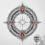 Tattoo sketch a stylized portal opening to a… – tattoo sketch (№1754507931_0, 06.08.2025 19:18) — tattoovalue.net