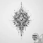 Tattoo design an abstract representation of c… – tattoo sketch (№1754508760_0, 06.08.2025 19:32) — tattoovalue.net