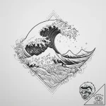 Tattoo design an abstract representation of a… – tattoo sketch (№1754509983_0, 06.08.2025 19:53) — tattoovalue.net