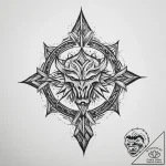 Tattoo sketch a crossfit-inspired symbol of s… – tattoo sketch (№1754516313_0, 06.08.2025 21:38) — tattoovalue.net