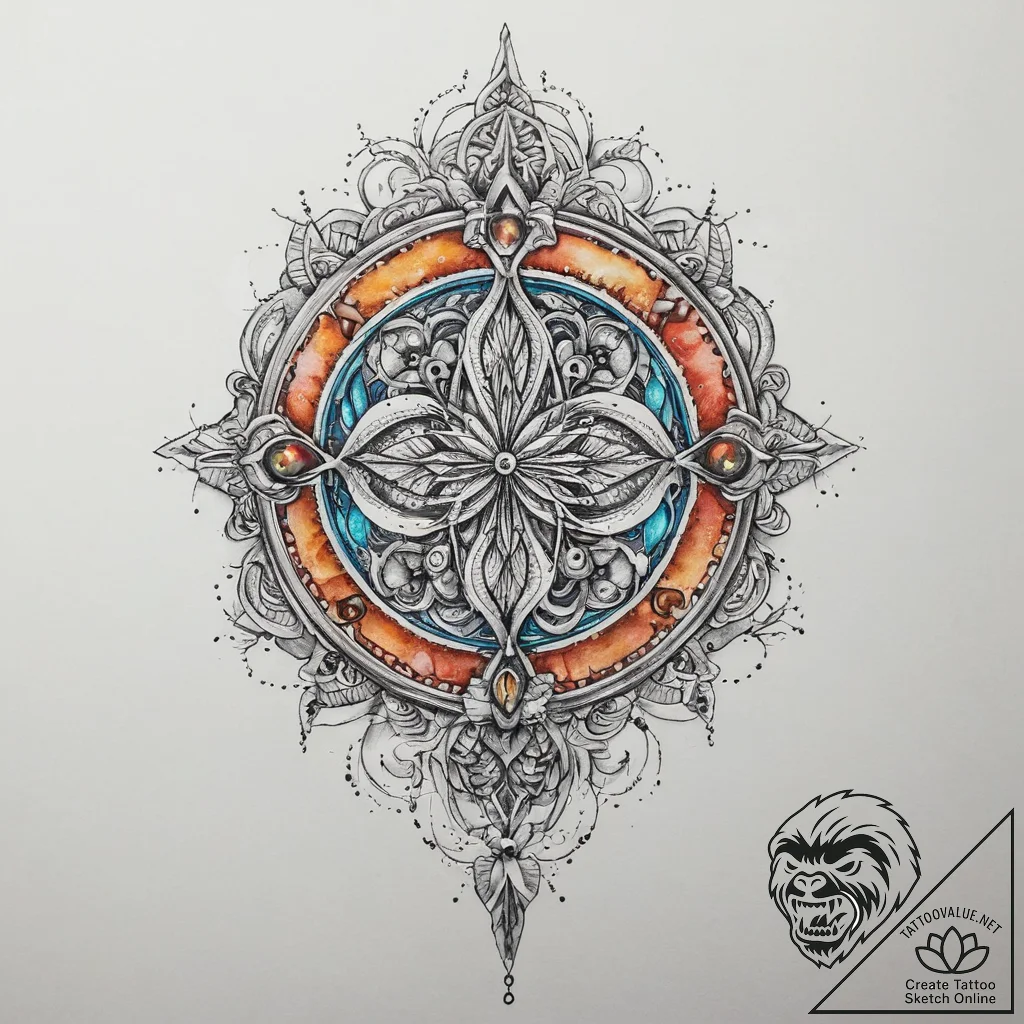 Tattoo sketch a textured depiction of forged... - tattoo sketch (№1754521551_0, 06.08.2025 23:05) — tattoovalue.net