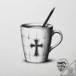 Tattoo sketch a simple object (e.g., a cup) w… – tattoo sketch (№1754572678_0, 07.08.2025 13:17) — tattoovalue.net