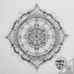 Tattoo design a clock with hands frozen at a… – tattoo sketch (№1754577267_0, 07.08.2025 14:34) — tattoovalue.net