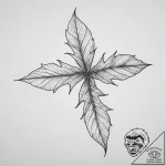 The intricate, vein-like patterns of a dried… – tattoo sketch (№1754577862_0, 07.08.2025 14:44) — tattoovalue.net