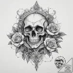 Excalibur in the stone, tattoo line art, blac… – tattoo sketch (№1754578067_0, 07.08.2025 14:47) — tattoovalue.net