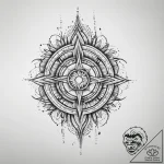 Tattoo sketch an abstract representation of i… – tattoo sketch (№1754578266_0, 07.08.2025 14:51) — tattoovalue.net