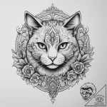 Tattoo sketch a game over screen with a humor… – tattoo sketch (№1754578468_0, 07.08.2025 14:54) — tattoovalue.net