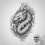 Tattoo sketch a powerful jawline and chin, co… – tattoo sketch (№1754578667_0, 07.08.2025 14:57) — tattoovalue.net