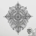 Tattoo design a family crest redesigned in a… – tattoo sketch (№1754579665_0, 07.08.2025 15:14) — tattoovalue.net